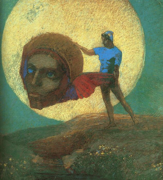 Odilon Redon The Fall of Icarus France oil painting art